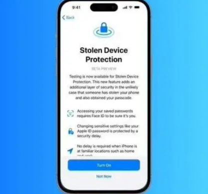 海曙苹果授权维修店分享被盗设备保护功能开启方法 