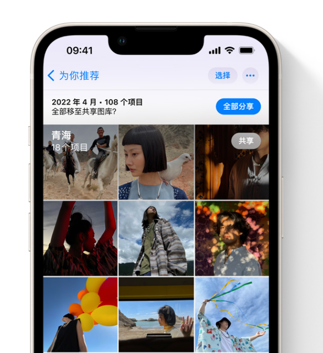 海曙苹果维修网点分享在 iPhone 上使用共享图库 